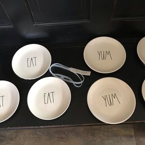 Other - Rae Dunn Eat and Snack plates Other - Rae Dunn Eat and Snack plates